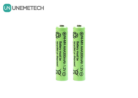 Batería Ni-MH AAA 1.2V 300mAh Batería recargable para luces solares y mando a distancia