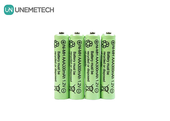 Batería Ni-MH AAA 1.2V 300mAh Batería recargable para luces solares y mando a distancia