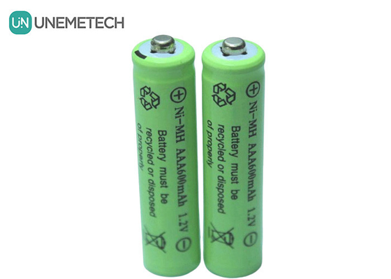 AAA 1.2V 600mAh Baterías NiMH recargables AAA600 para juguetes electrónicos