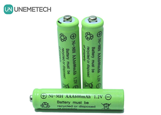 AAA 1.2V 600mAh Baterías NiMH recargables AAA600 para juguetes electrónicos