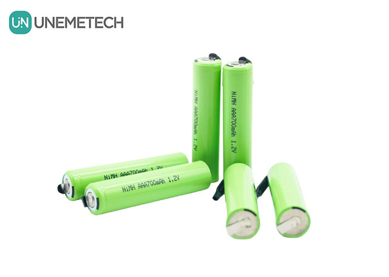 Unemetech AAA Batería recargable Ni-MH 1.2V 700mAh AAA700 para aparatos de afeitar eléctricos