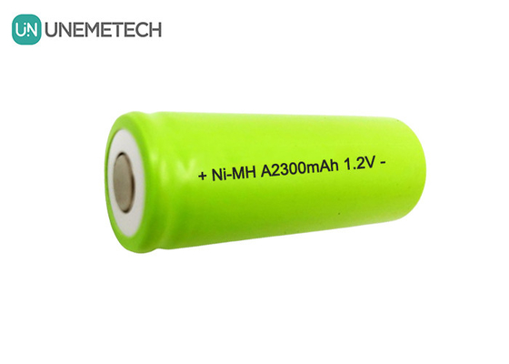 UNEMETECH Ni-MH A Batería de 2300mAh 1.2V A2300 Baterías de hidruro metálico de níquel para micro-robots