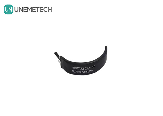 3.7V Batería LiPo curvada 150732 Min Capacidad 22mAh Baterías Lipo de forma especial Células únicas