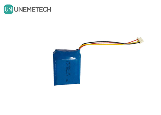 2S 7.4V Li-Polymer Battery Pack 782632 720mAh Batería Lipo personalizada