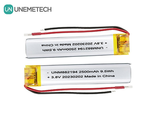 Personalizado 882194 Batería LiPo de alto voltaje 4.35V 2500mAh 1 año de garantía