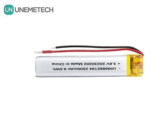 Personalizado 882194 Batería LiPo de alto voltaje 4.35V 2500mAh 1 año de garantía