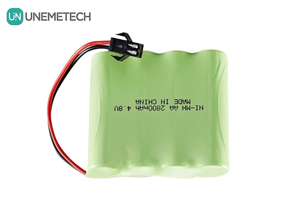 4Batería de hidróxido de níquel metálico de 8 V 2800 mAh Baterías AA recargables