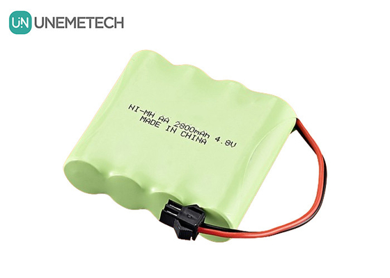 4Batería de hidróxido de níquel metálico de 8 V 2800 mAh Baterías AA recargables