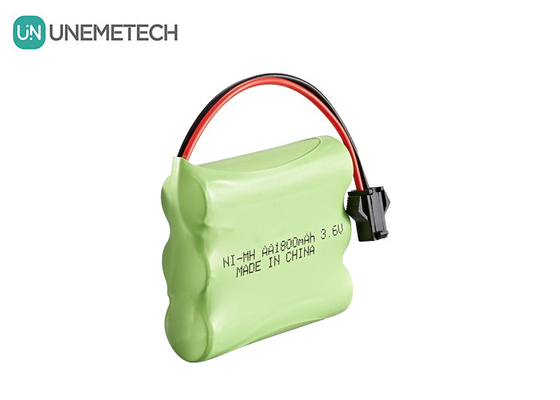 3.6V NiMH Baterías 1800mAh Baterías AA recargables para coche de juguete de control remoto