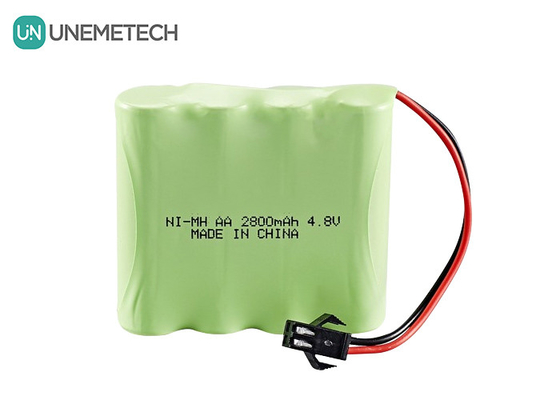 4Batería de hidróxido de níquel metálico de 8 V 2800 mAh Baterías AA recargables
