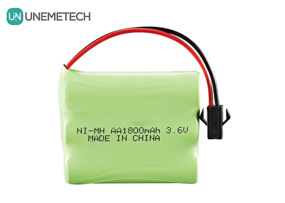 3.6V NiMH Baterías 1800mAh Baterías AA recargables para coche de juguete de control remoto