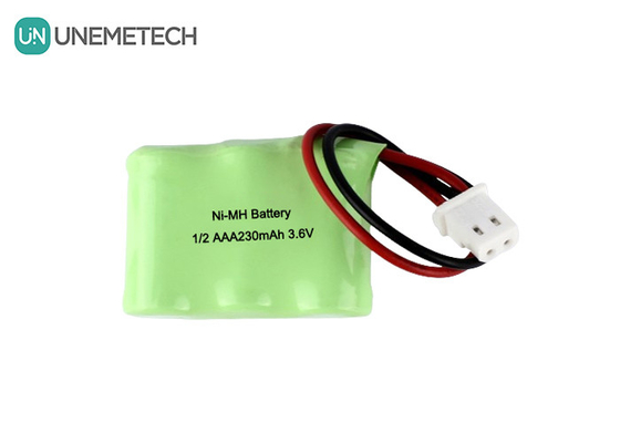 1/2AAA NiMH Baterías recargables 3.6V 230mAh Baterías recargables de columna