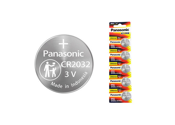 Batería para llaves de automóvil Panasonic CR2032 3V 225mAh Celdas de botón para llaves de vehículo