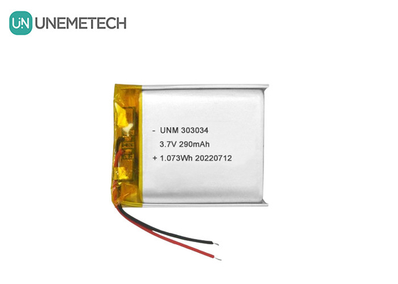 3.7V 290mAh Batería recargable de iones de litio 303034 para juguetes eléctricos