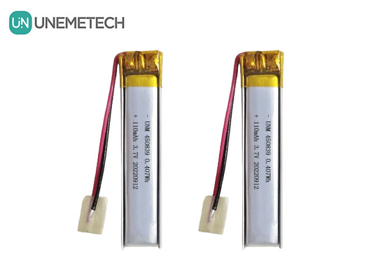 Diseño de precisión 3.7V 110mAh Batería LiPo Recargable Batería de Polimero de Litio 450839