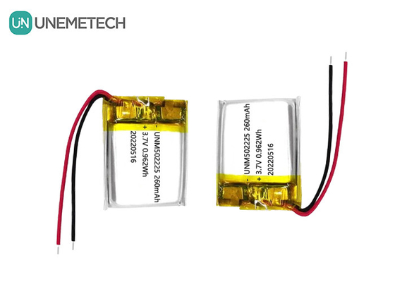 3Batería de iones de litio polímero recargable de.7V 502225 260mAh para sensores inalámbricos