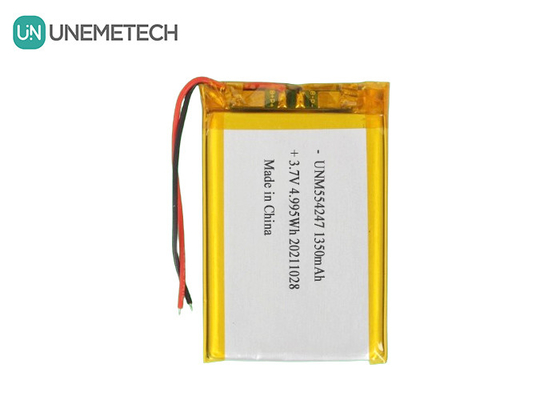 3.7V 1350mAh Batería recargable de Li-Ion Polymer Pack 554247 para Mini Drone