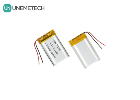 Baterías de poliéster de litio 722233 3.7V 580mAh Batería LiPo de China Fabricante
