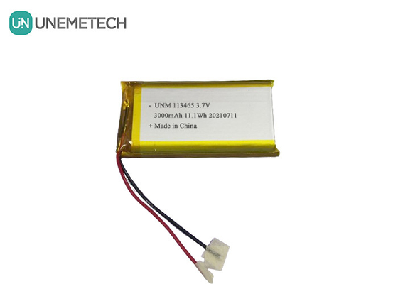 3.7V 3000mAh Recargable Batería de Polimero de Litio de Alta Capacidad 113465 para Smartphone