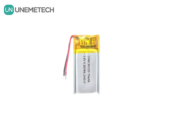 3.8V 75mAh Batería de iones de litio 321223 Batería pequeña de lipo para pluma electrónica