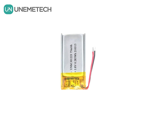 3.8V 75mAh Batería de iones de litio 321223 Batería pequeña de lipo para pluma electrónica