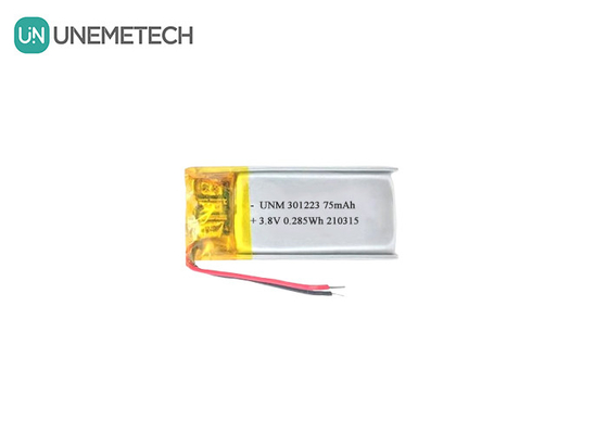 3.8V 75mAh Batería de iones de litio 321223 Batería pequeña de lipo para pluma electrónica