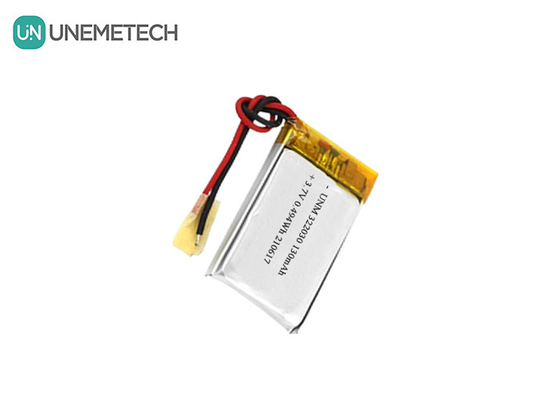 322030 Batería recargable de Li polímero 3.7V 130mAh Batería Lipo para rastreador de aptitud