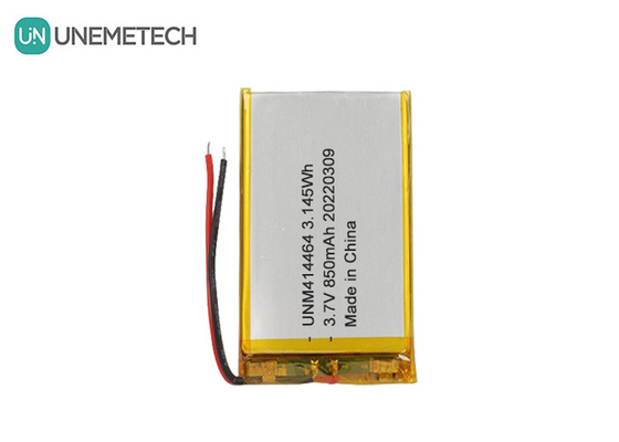 3.7V 850mAh Batería LiPo recargable 414464 Batería de bolsillo para lámpara de mesa