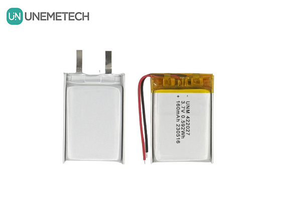 Batería LiPo de alta densidad recargable 3.7V 160mAh 422027 para auriculares Bluetooth