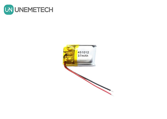 451012 3.7V 37mAh Recargable Batería de Polimero de Litio Pequeño Para Micro Dispositivos