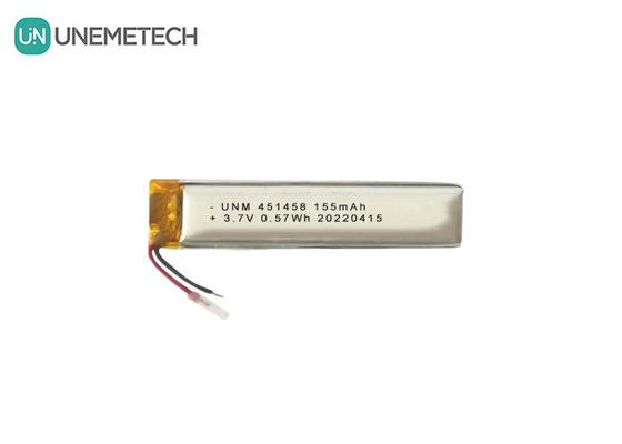 Lipo 3.7V 155mAh Batería recargable de polímero 451458 para auriculares inalámbricos