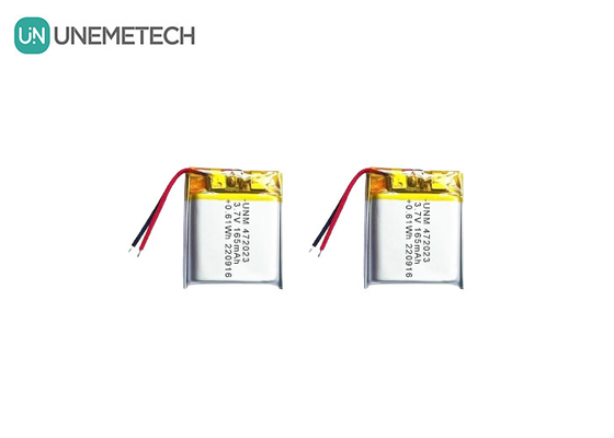 Batería recargable de litio-ion polímero 3.7V 165mAh 472023 Batería de reproductor de MP3