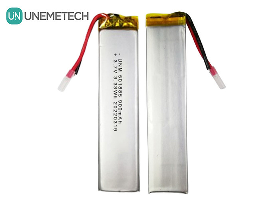 3.7V 900mAh Batería Lipo Batería rectangular de polímero de litio 501885 para Cemera en miniatura