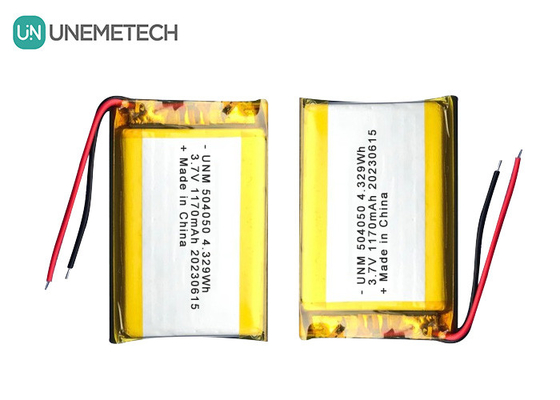 3.7V 1170mAh Batería recargable Lipo de integración sin fisuras 504050 Para herramientas eléctricas