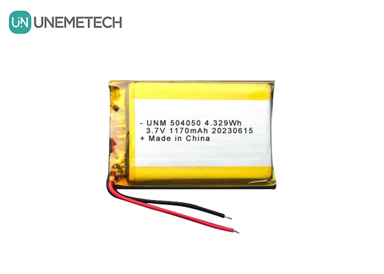 3.7V 1170mAh Batería recargable Lipo de integración sin fisuras 504050 Para herramientas eléctricas