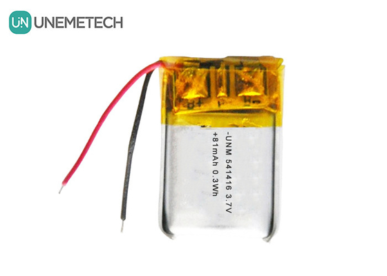 3Baterías recargables Lipo de.7V 541416 81mAh Batería pequeña LiPo para auriculares Bluetooth