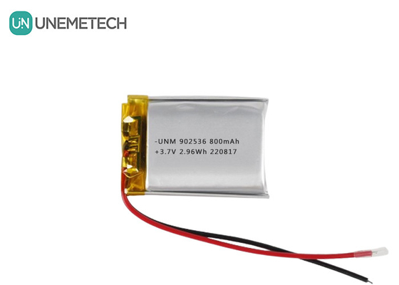 3.7V 800mAh Batería de polímero de iones de li 902536 Batería recargable de bolso para Gamepad