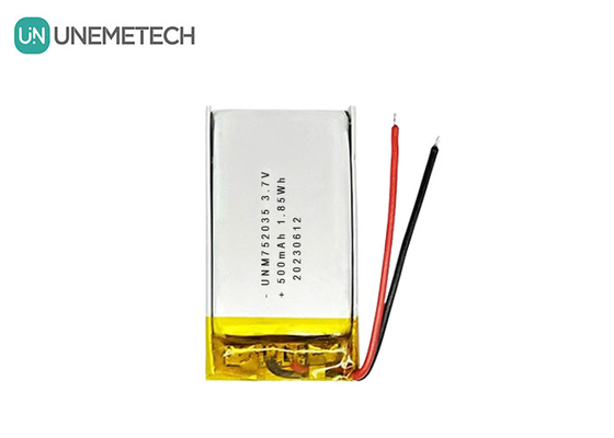 3.7V 500mAh 752035 Batería avanzada de polímero de litio para controles remotos