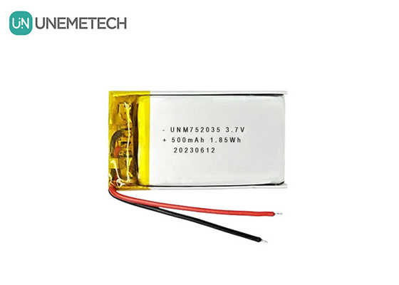 3.7V 500mAh 752035 Batería avanzada de polímero de litio para controles remotos