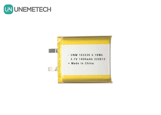 3.7V 1400mAh Batería de polímero de iones de litio de alto rendimiento 103339 para coches de juguete