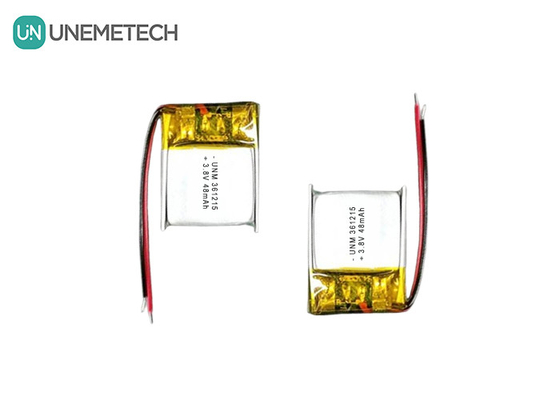 3.8V 48mAh Alta tensión Batería pequeña de polímero de litio 361215 para dispositivos RFID