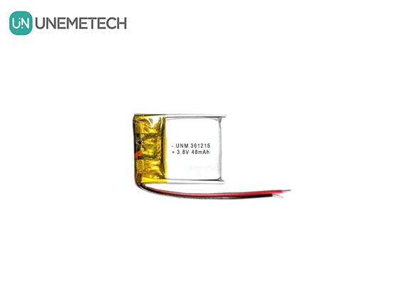 3.8V 48mAh Alta tensión Batería pequeña de polímero de litio 361215 para dispositivos RFID