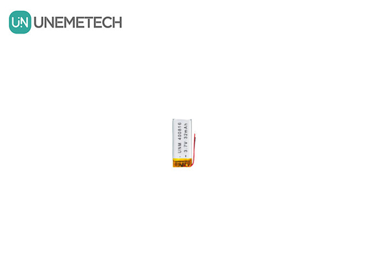 3.7V 32mAh Pequeña batería recargable LiPo 400816 Para termómetros