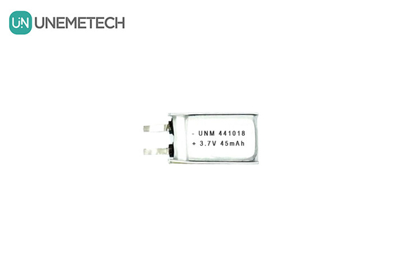 3.7V 45mAh Batería de litio de bajo peso pequeña 441018 para gafas inteligentes