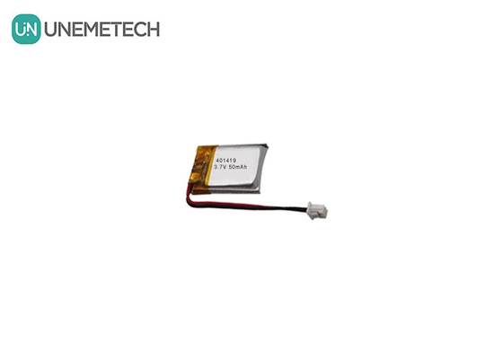 3.7V 50mAh Batería de polímero de litio pequeña 401419 para dispositivos electrónicos pequeños