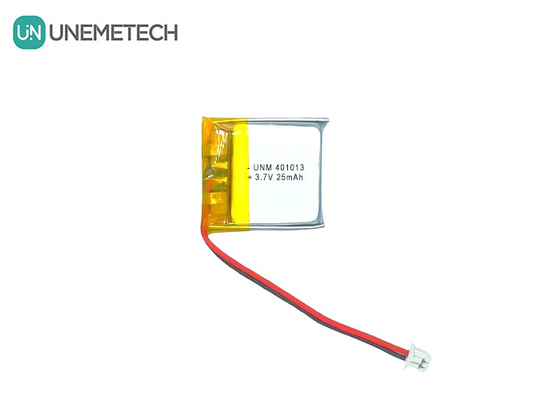 3.7V 25mAh 401013 Batería recargable de litio de polímero ultra delgado para gafas inteligentes