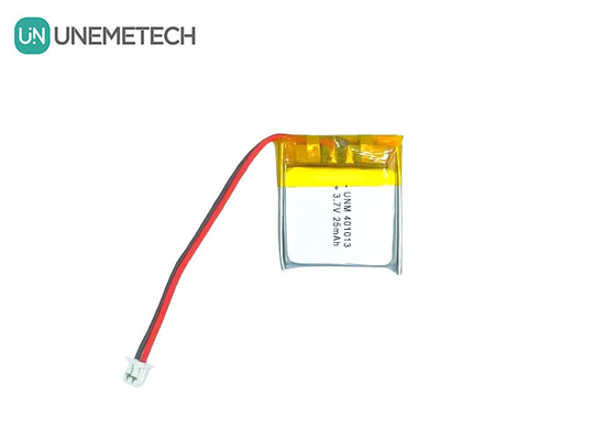 3.7V 25mAh 401013 Batería recargable de litio de polímero ultra delgado para gafas inteligentes
