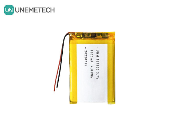 Celular de batería de iones de litio y polímero 3.7V 1300mAh 454260 para sistemas Soalr