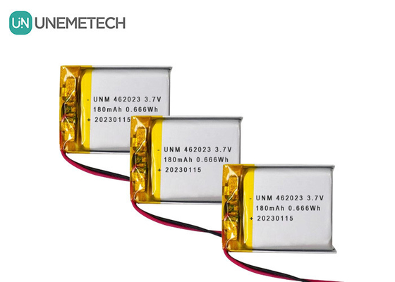 3.7V 180mAh Batería de iones de li 462023 Lipo Batería recargable para juguetes electrónicos