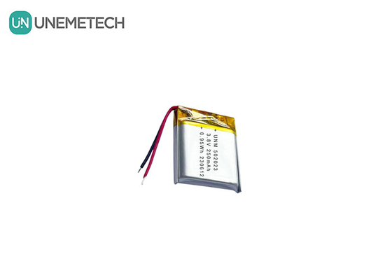 3.8V 250mAh 502023 Batería de polímero de litio de alto voltaje para localizador de rastreo